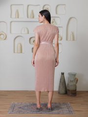 Luminique Metallic Dress
