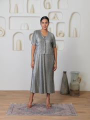 Verve Metallic Dress