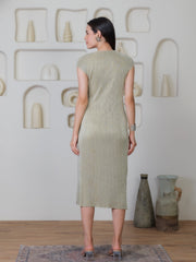 Enigma Metallic Dress