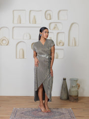 Luminique Metallic Dress