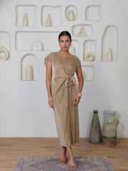 Enigma Metallic Dress