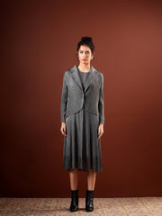 Veridian Dress with Coat