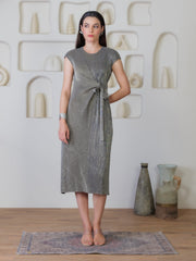 Enigma Metallic Dress