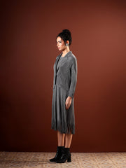 Veridian Dress with Coat