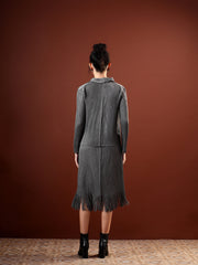 Veridian Dress with Coat