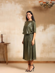 Aurea Metallic Dress