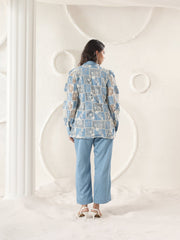 Celestia Cutwork Jacket Coord Set