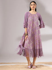 Zaria Metallic Dress