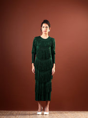 Velia Fringe Dress