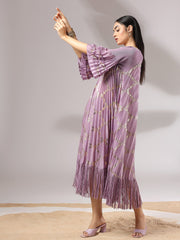 Zaria Metallic Dress