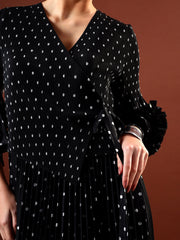 Obsidian Wrap Dress