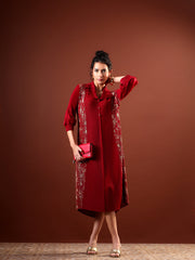 Sephia Pleated Dress