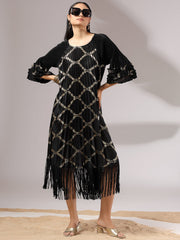 Zaria Metallic Dress