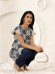 Indigo Mosaic Coord Set