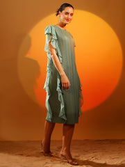 Riviera Pleated Dress