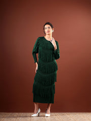 Velia Fringe Dress