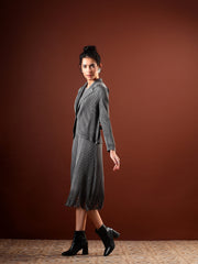 Veridian Dress with Coat