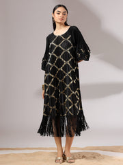 Zaria Metallic Dress