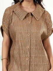 Luxeline Metallic Dress
