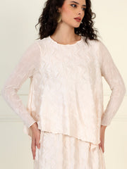 Elysia skirt set in Ivory Blush
