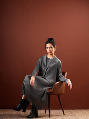 Veridian Dress with Coat