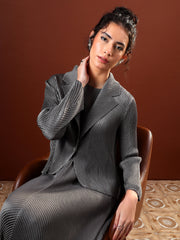 Veridian Dress with Coat