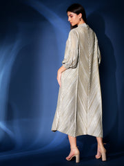 Nahria Metallic Dress