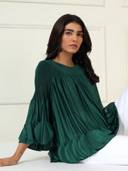 Riva Top In Emerald Green