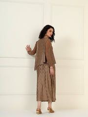 Elysia skirt set in Mocha