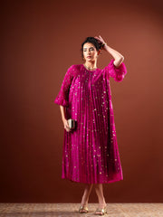 Meaden Pleated Dress