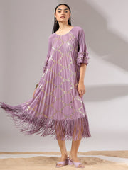 Zaria Metallic Dress