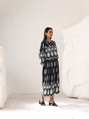 Vyra Cutwork Skirt set