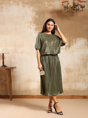 Aurea Metallic Dress