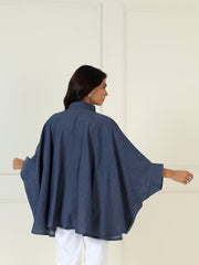 Denim Bloom Shirt In Blue