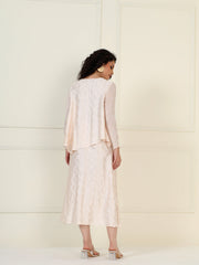 Elysia skirt set in Ivory Blush