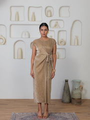 Enigma Metallic Dress