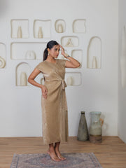 Enigma Metallic Dress