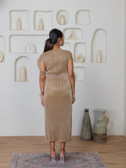 Enigma Metallic Dress