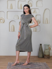 Enigma Metallic Dress