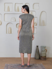 Enigma Metallic Dress