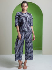 Midnight Pleated Co-ord Set