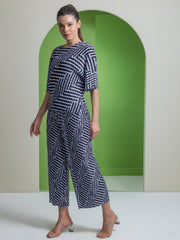 Midnight Pleated Co-ord Set
