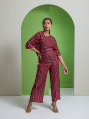 Midnight Pleated Co-ord Set