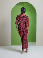 Midnight Pleated Co-ord Set