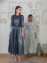 Mirage Metallic Skirt Set