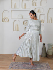 Mirage Metallic Skirt Set