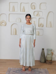 Mirage Metallic Skirt Set