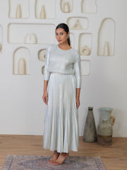 Mirage Metallic Skirt Set