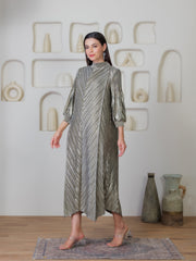 Nahria Metallic Dress