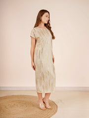 Ruby Dress In Off White Color